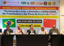 CUT e demais centrais promovem intercâmbio com sindicalistas chineses e brasileiros