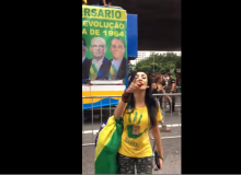 Defensores da intervenção militar agridem imigrante síria na avenida Paulista