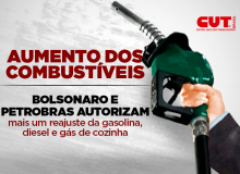 Petrobras aumenta a gasolina em 18,76%, diesel em 24,93% e gás de cozinha em 16,1%