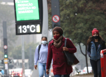 Maior frio do ano derruba temperaturas até no Norte e no Nordeste essa semana