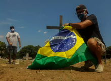 Com mais de mil mortes por dia, Brasil passa de 225 mil vidas perdidas para Covid-19