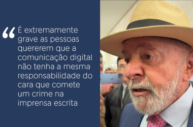 Presidente Lula critica Meta e convoca reunião após decisão da empresa