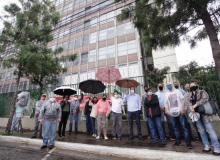 Ato de jornalistas de SP denuncia prática antissindical da Abril contra a categoria