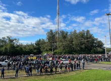 Trabalhadores do Polo Petroquímico de Triunfo fazem ato por segurança no trabalho